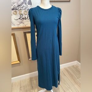 5 for $30 NWT! UNIVERSAL THREAD Teal Long Sleeve Maxi Dress